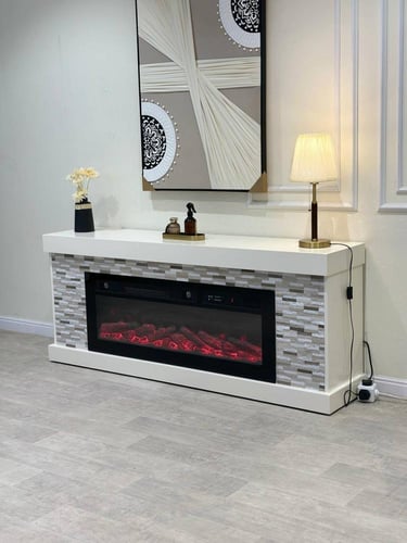 دفاية مع ديكور بتصميم فاخر دفاية كهربائية