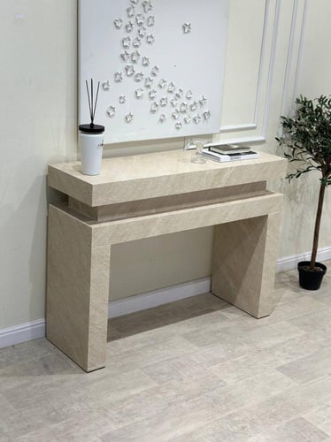 كونسول مدخل فاخر بلون بديل رخام خشن *عروض