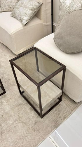 طقم طاولة ضيافة مع 4 قطع خدمة بني*عروض عيد الفطر ا...