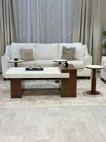 طقم طاوله بديل الرخام