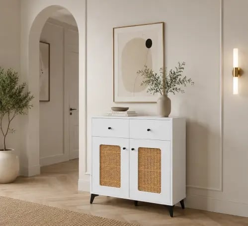 دولاب متعدد الاغراض مقاس 80 سم SC-033 WHITE