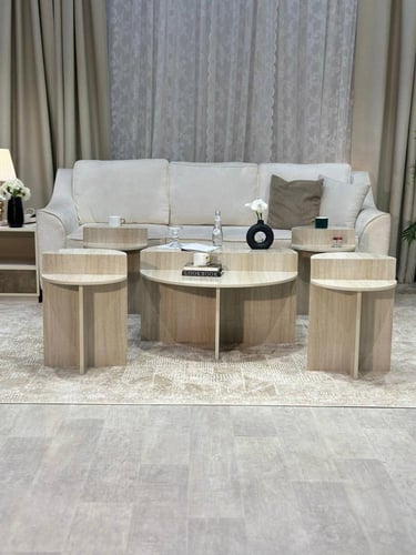 طقم طاولات بديل الرخام – فخامة وأناقة بلمسة عصرية