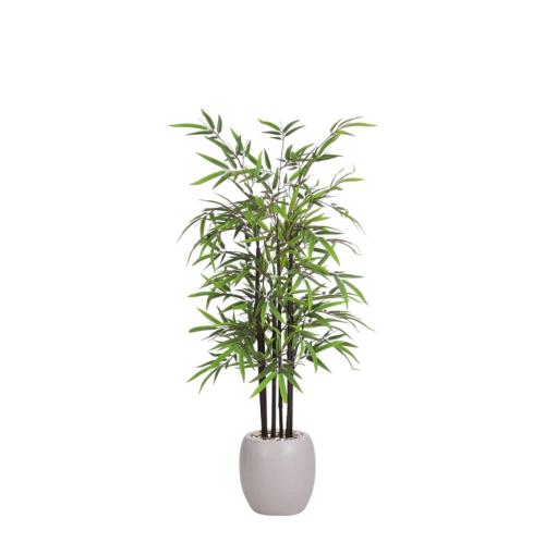 شجر بامبو 6 فرع جذع بني حوض فيبر مقاس 150 سم