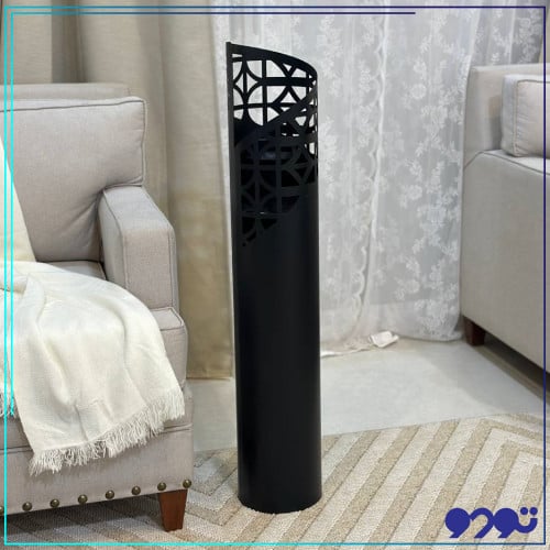 مبخرة حديد بلون أسود 100*20سم