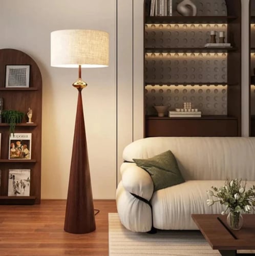 أباجورة أرضي قاعدة بني*مستورد