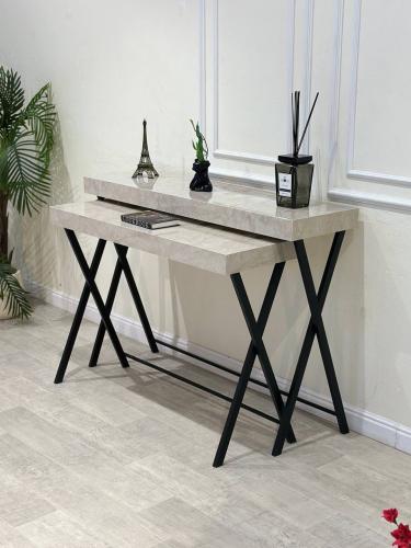 طقم مدخل بديل الرخام – قاعدة حديد شكل X