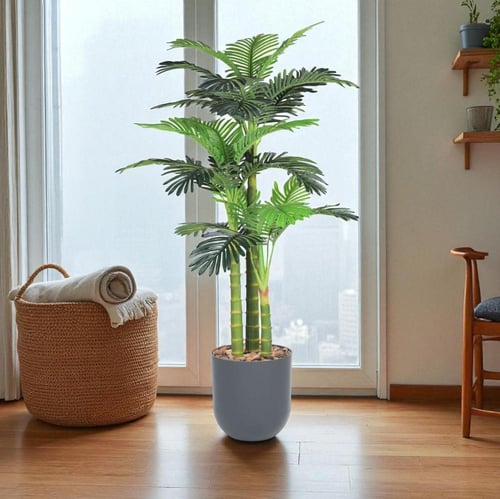 شجرة نخيل صناعية بثلاثة فروع – ارتفاع 185 سم