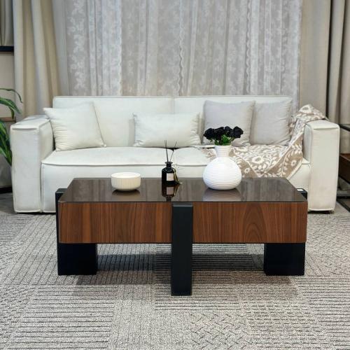 طاولة ضيافة قشرة جوز الهند