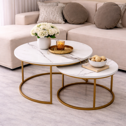 طقم طاولة متداخلة