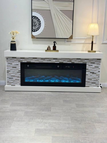 دفاية مع ديكور بتصميم فاخر دفاية كهربائية