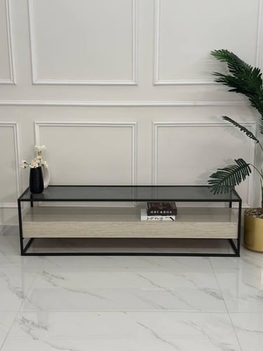 طاولة بلازما فاخرة بتصميم عصري يجمع بين الأناقة وا...