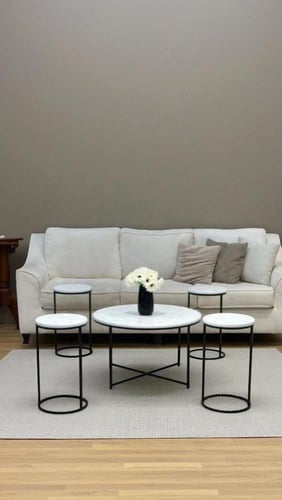 طقم طاولة مع 4 طاولات خدمة*عروض رمضان