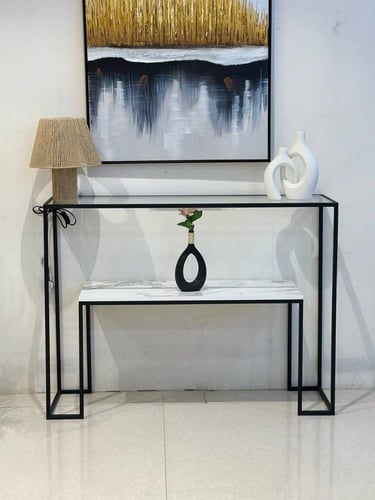 مدخل كنسول سطح زجاج