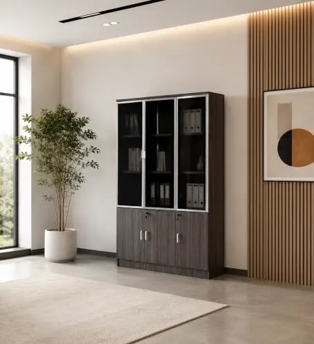 دولاب ملفات 3باب OW-110 TUNG WOOD(grey)