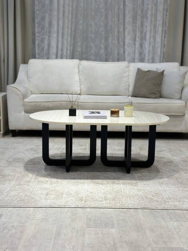 طاولة ضيافة بيضاوية – تصميم عصري وفاخر