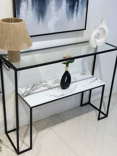 مدخل كنسول سطح زجاج