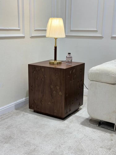 طاولة خدمة تراثية بقشرة الجوز*عروض