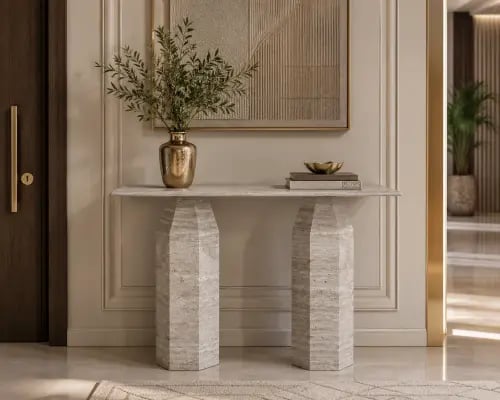 كنسول رخام 120*40 CS-03 L.GREY