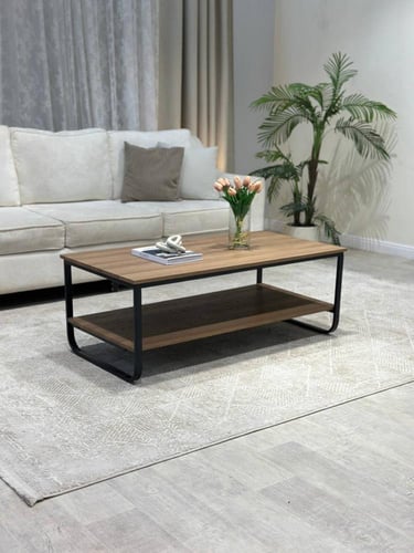 طاولة ضيافة دورين بسطح خشبي