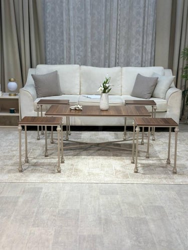 طقم طاولات ضيافة فاخر من تودو مع 4 خدمة