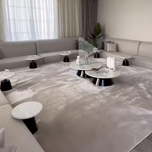 طقم طاولات ضيافة ارضي 8 قطع