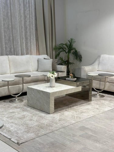 طقم طاولات مع 6 خدمةبتصميم فاخر من تودو – وصل حديث...