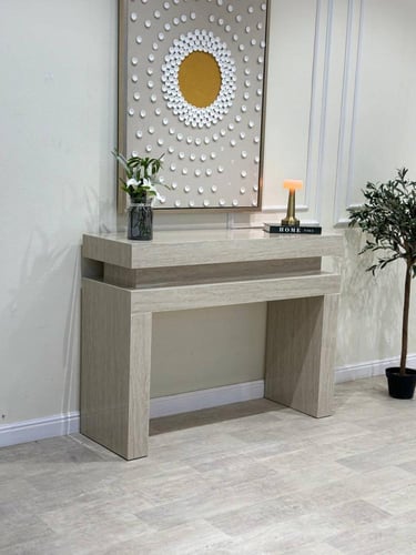 كونسول مدخل فاخر بديل الرخام ترافنتينو