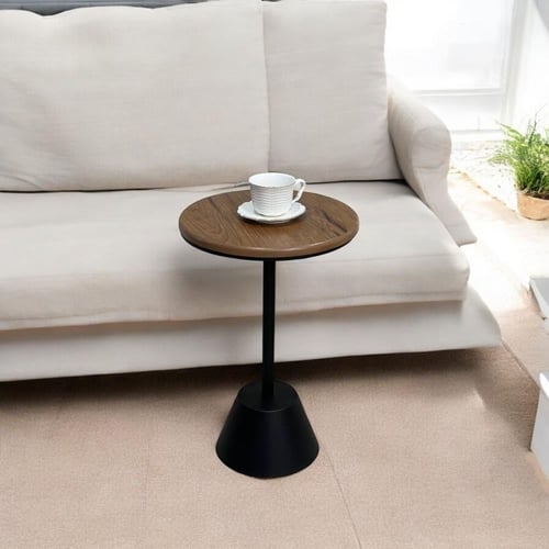 طاولة جانبية صاج خشب بني *عروض رمضان