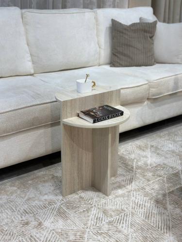 طاولة جانبية بديل الرخام