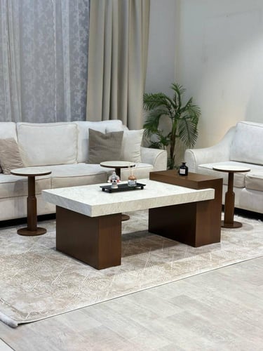 طقم طاوله بديل الرخام