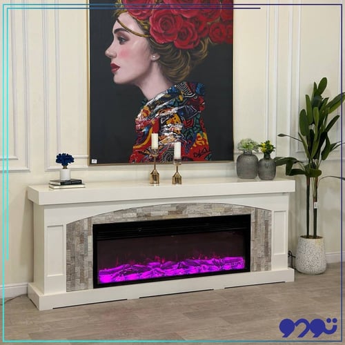 طاولة شاشة مع دفاية