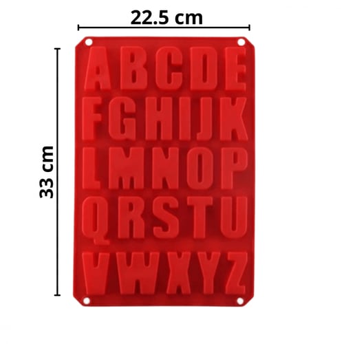 قالب سيليكون حروف انجليزيه مقاس كبير يستخدم للشكول...