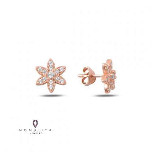 حلق أنيق اللون روز قولد (E234)