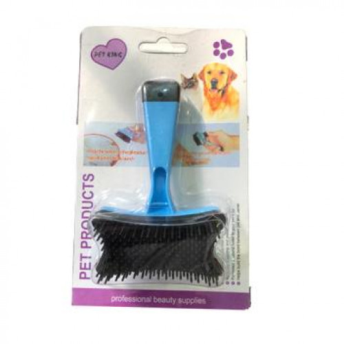 فرشاة شعر مع مكبس لازالة الشعر الميت