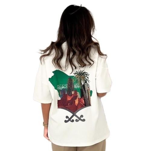 تيشيرت اليوم الوطني العصري &التراثي