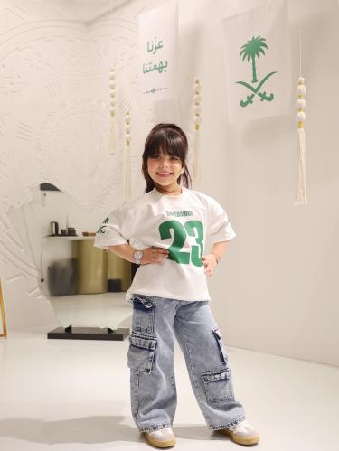 تيشيرت مجد السعودية الجديد أبيض
