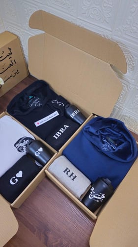 بوكس الشتاء المميز هودي+شال+مق