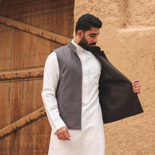 سديري دبل فيس رمادي