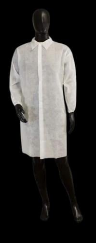 معطف استخدام مرة واحدة 40 جرام Disposable Lab Coat