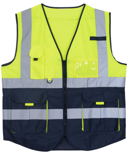 سترة عاكس أصفر وأسود 3M