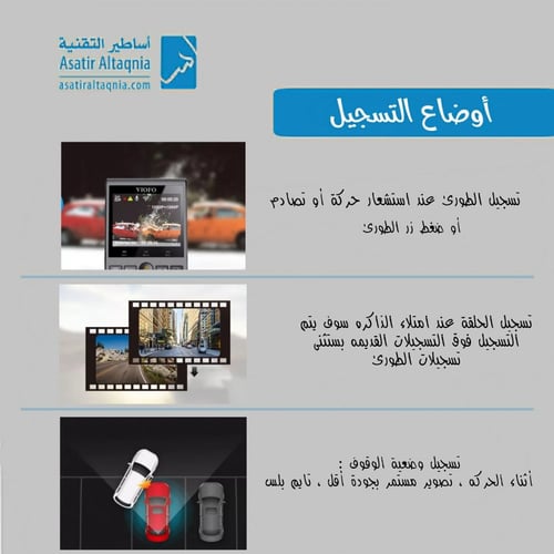 داش كام كاميرتين أمامية وخلفية دقة 4K