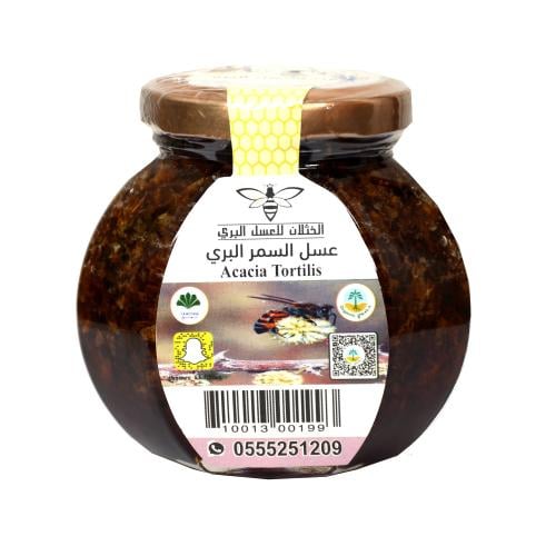 تختيم (قشط) ربع كيلو عسل سمر بري 250 جرام( عسل الش...