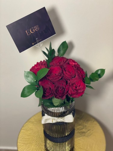 فازة ورد طبيعي