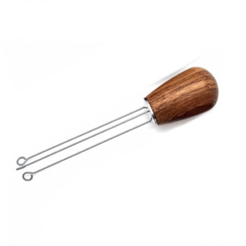 مفكك تكتلات خشبي بني