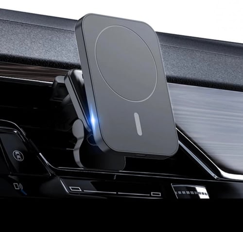 حامل وشاحن سيارة لاسلكي magsafe