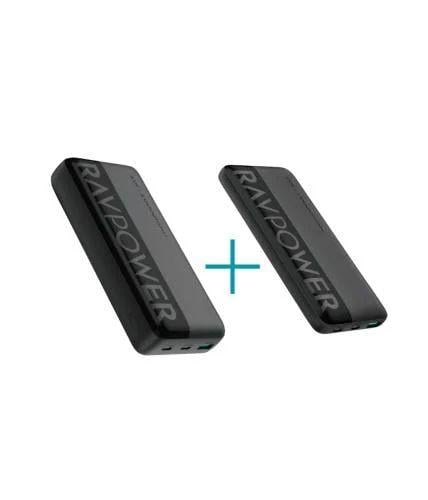 بكج بطاريتين 10 الاف و 20 الاف راف بور - ضمان سنتي...