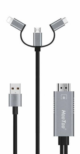 وصلت اتش دي HD هوتو 3في 1 بطول 1.8m- ضمان سنتين