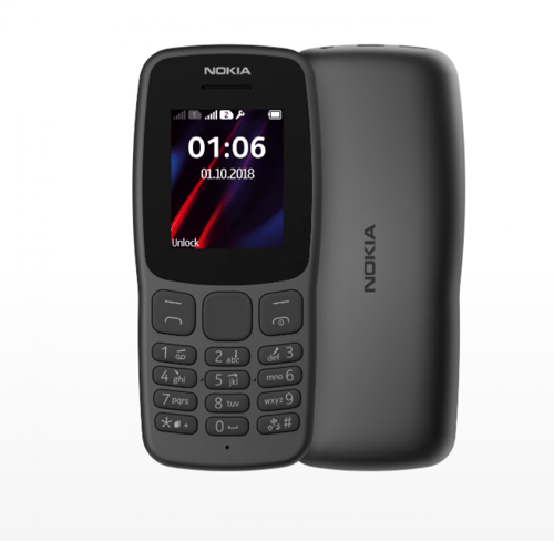 جوال نوكيا شريحتين موديل 106 - ضمان سنتين