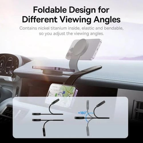 قاعدة مغناطيس مرنة بيسوس للماك سيف بقوة عالية و بت...