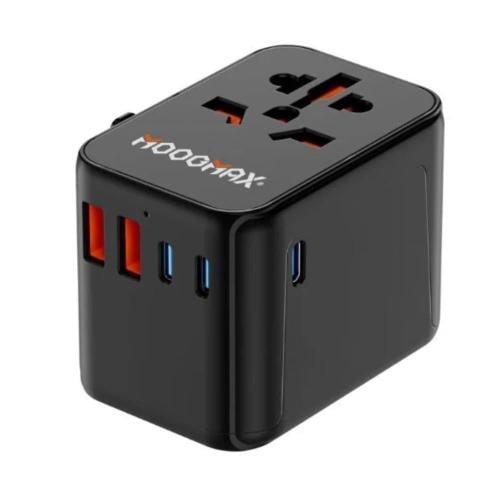 راس جداري عالمي للسفر بقوة 80W موج ماكس - ضمان سنت...